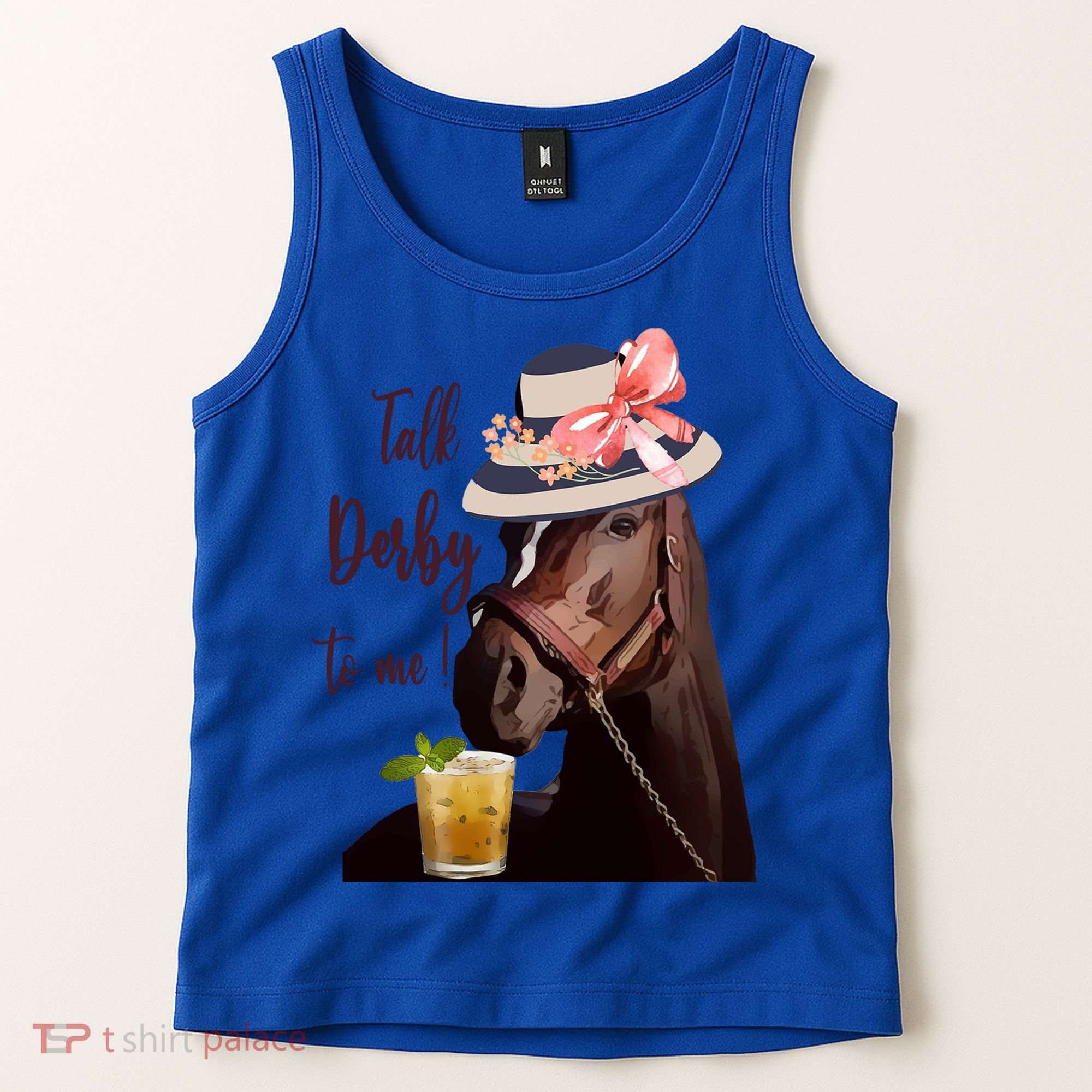 Talk Derby To Me Mint Juleps Derby Horse Racing Cute Gift Tank Top