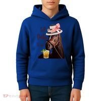 Talk Derby To Me Mint Juleps Derby Horse Racing Cute Gift Kids Hoodie thumb 4