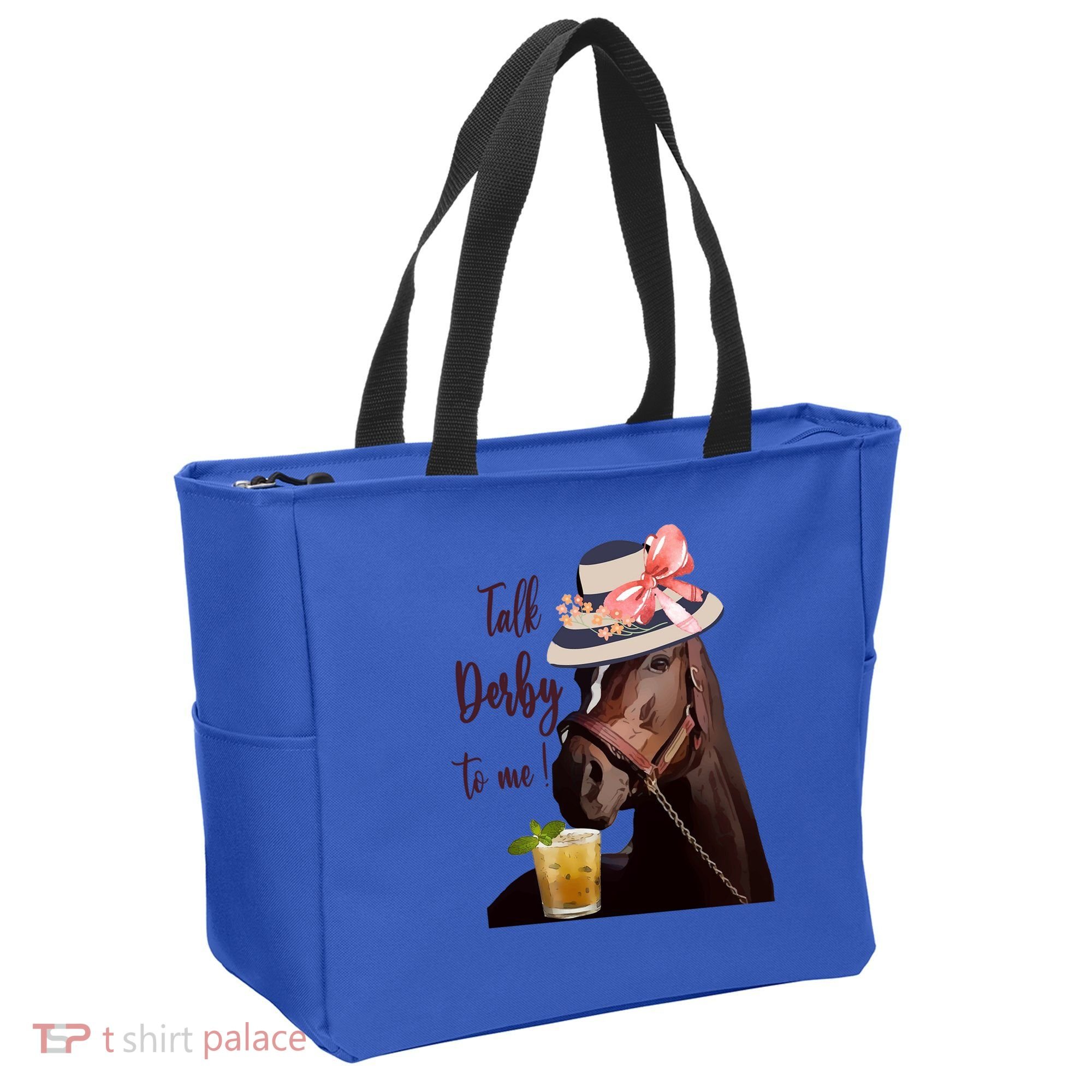 Talk Derby To Me Mint Juleps Derby Horse Racing Cute Gift Tote Bag