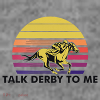 Talk Derby To Me Horse Racing Jockeys Sunset Race Toddler Hoodie thumb 2