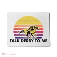 Talk Derby To Me Horse Racing Jockeys Sunset Race Mousepad thumb 0