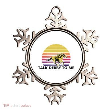 Talk Derby To Me Horse Racing Jockeys Sunset Race Ornament
