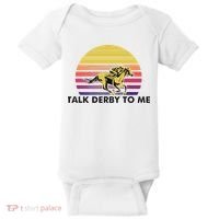 Talk Derby To Me Horse Racing Jockeys Sunset Race Baby Bodysuit thumb 0