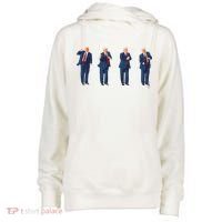 Trump Dance Womens Funnel Neck Pullover Hood thumb 0
