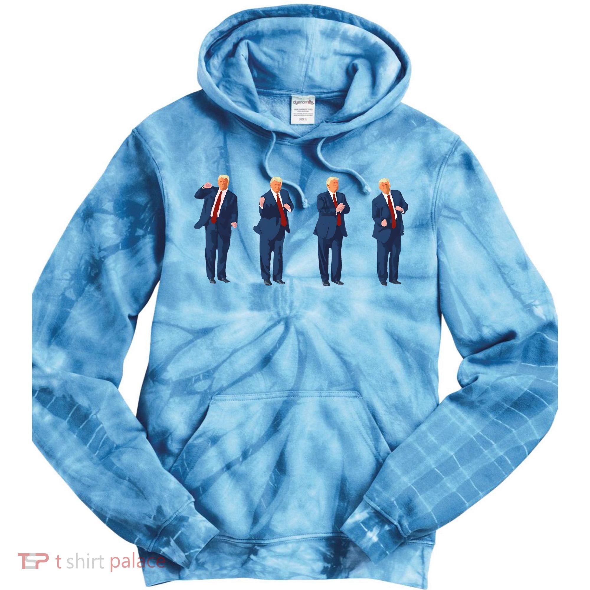 Trump Dance Tie Dye Hoodie