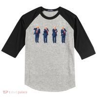 Trump Dance Raglan Baseball Sleeve Shirt thumb 0