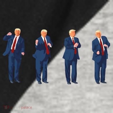Trump Dance Raglan Baseball Sleeve Shirt