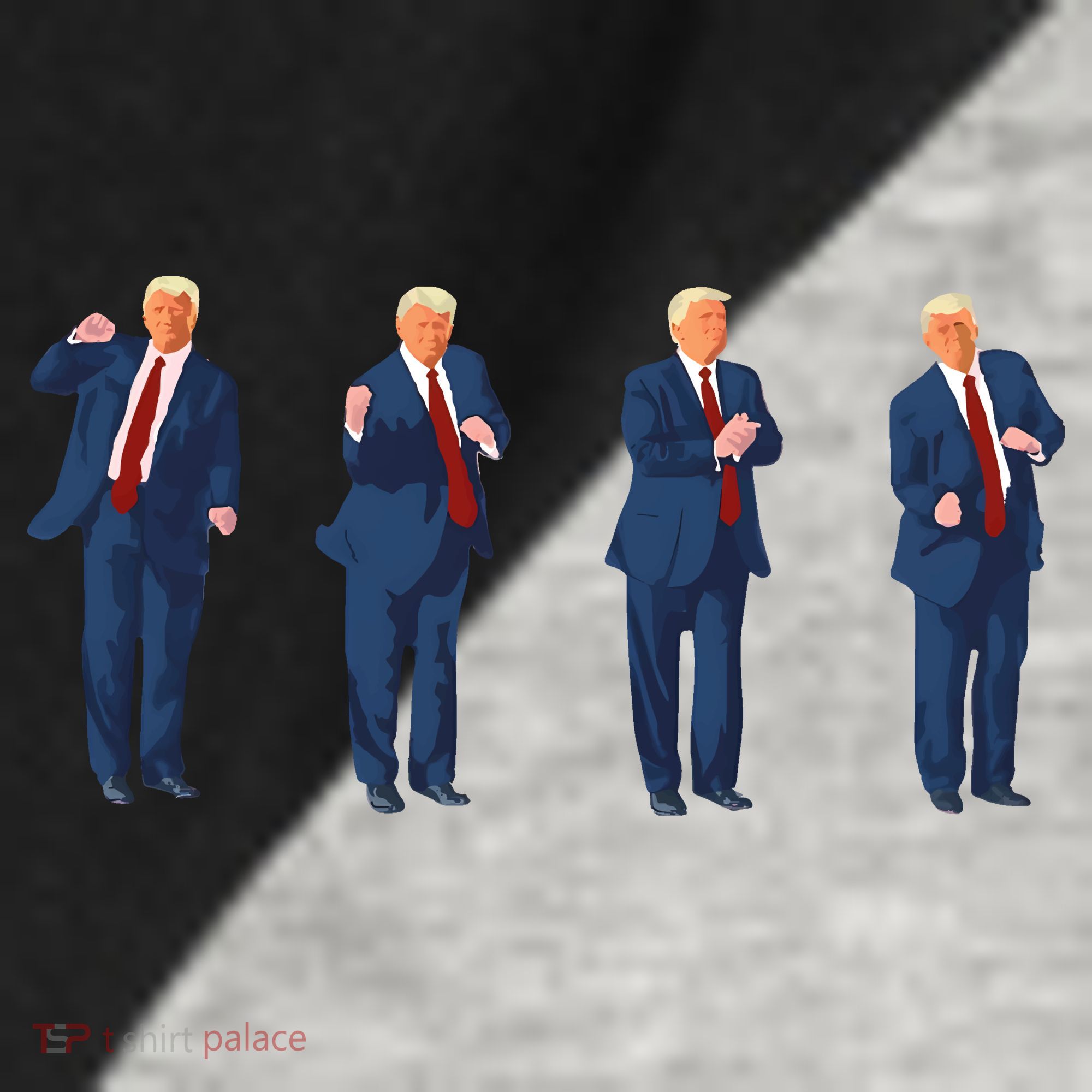 Trump Dance Raglan Baseball Sleeve Shirt