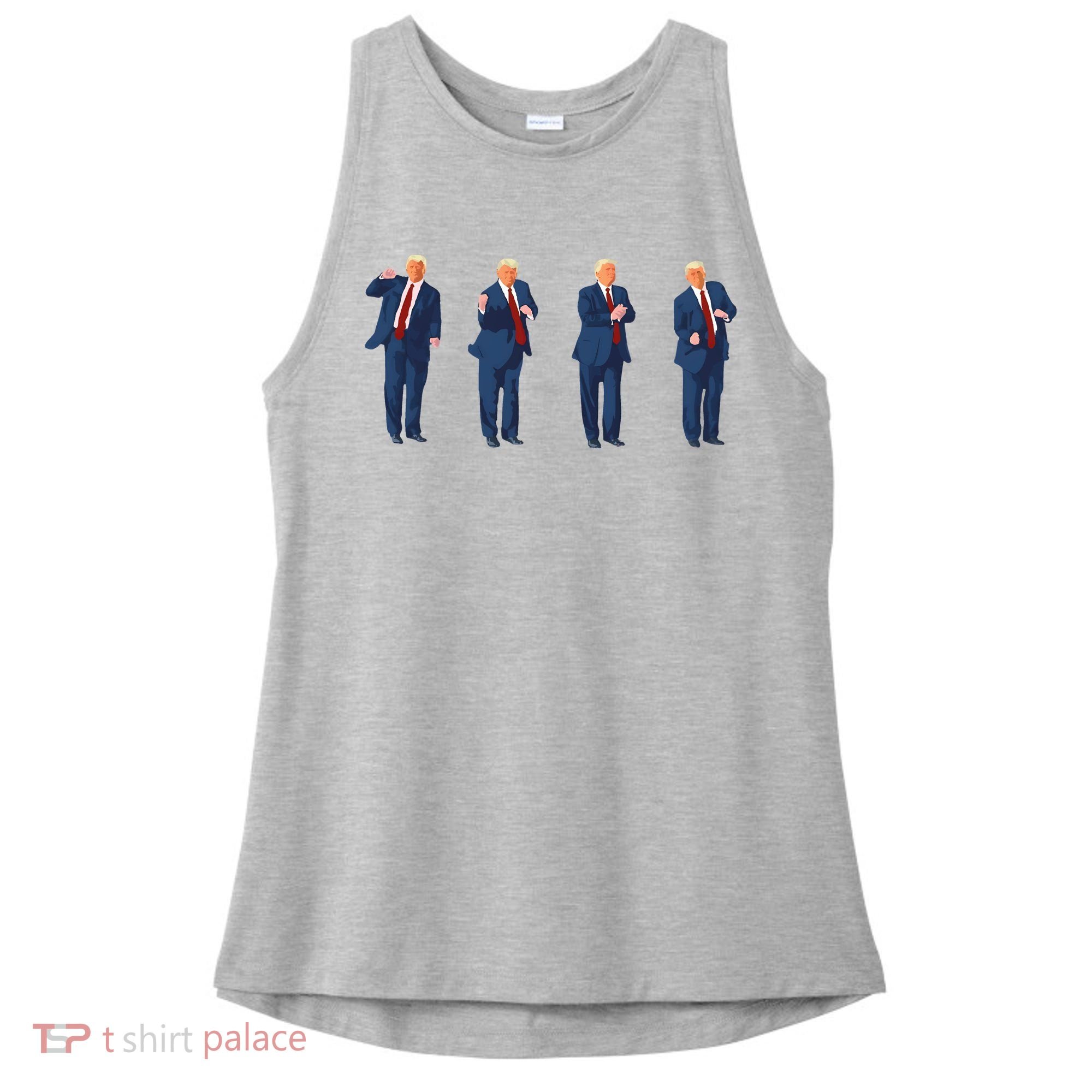 Trump Dance Ladies PosiCharge Tri-Blend Wicking Tank