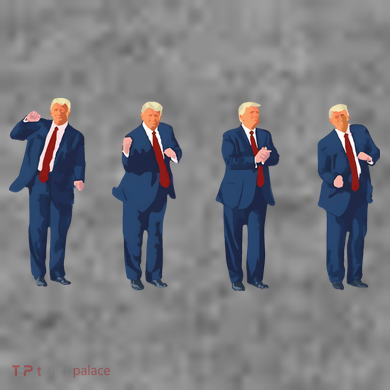 Trump Dance Tall Sweatshirt