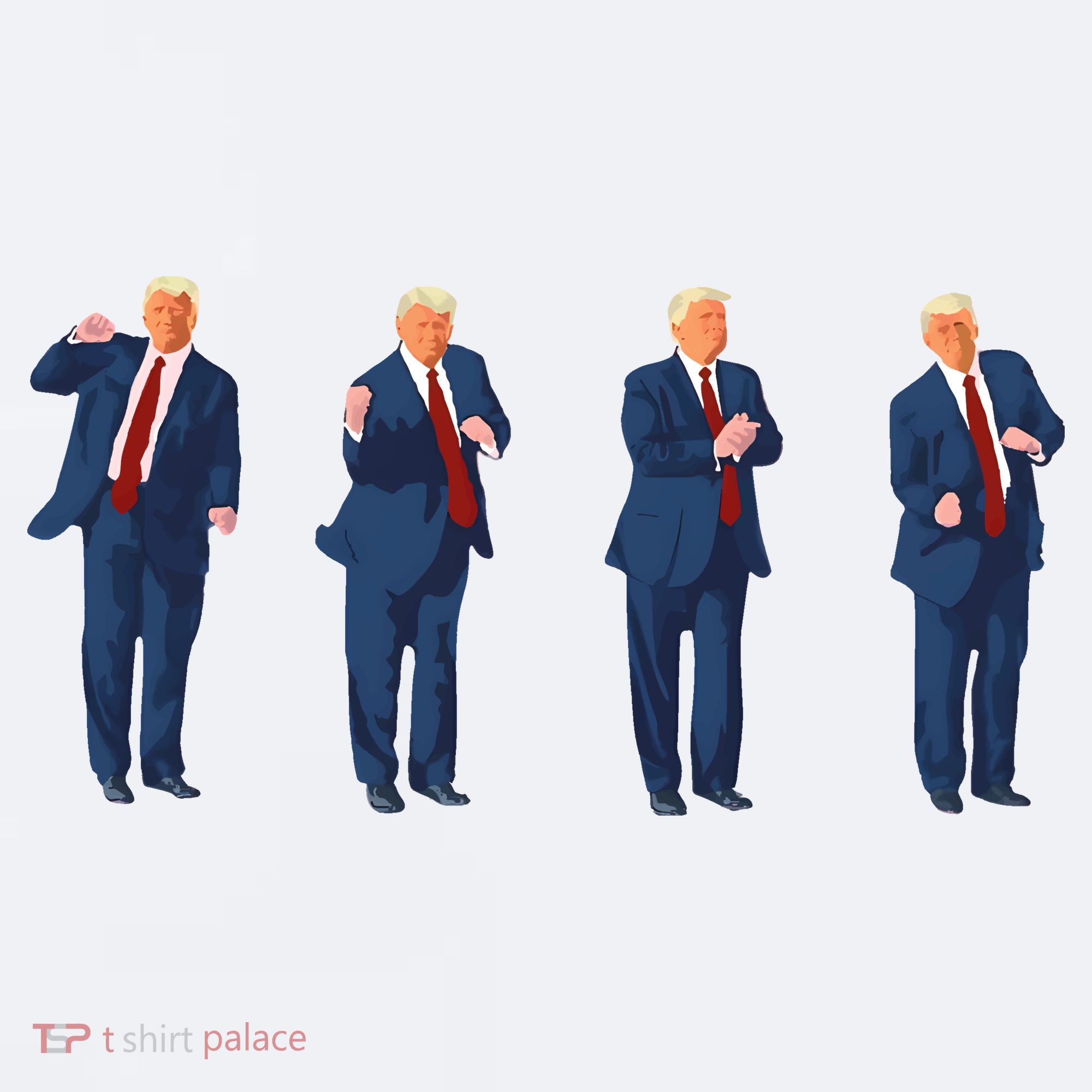 Trump Dance Sueded Cloud Jersey T-Shirt