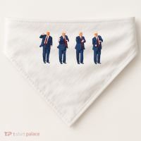 Trump Dance USA-Made Doggie Bandana thumb 0