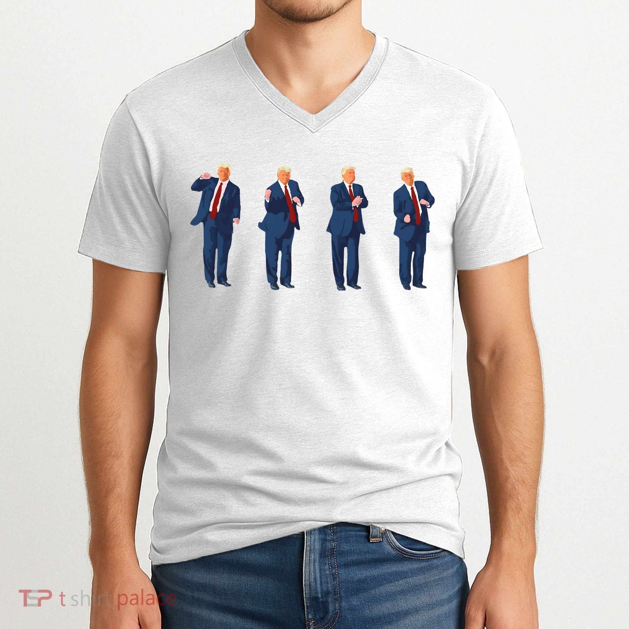 Trump Dance V-Neck T-Shirt
