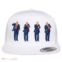 Trump Dance Flat Bill Trucker Hat thumb 0