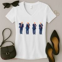 Trump Dance Women's V-Neck T-Shirt thumb 2