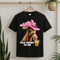 Talk Derby To Me Horse Racing Funny Derby Day Horse Lover T-Shirt thumb 2