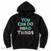 Test Day Teacher You Can Do Hard Things Hoodie thumb 0