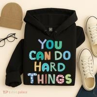 Test Day Teacher You Can Do Hard Things Hoodie thumb 4