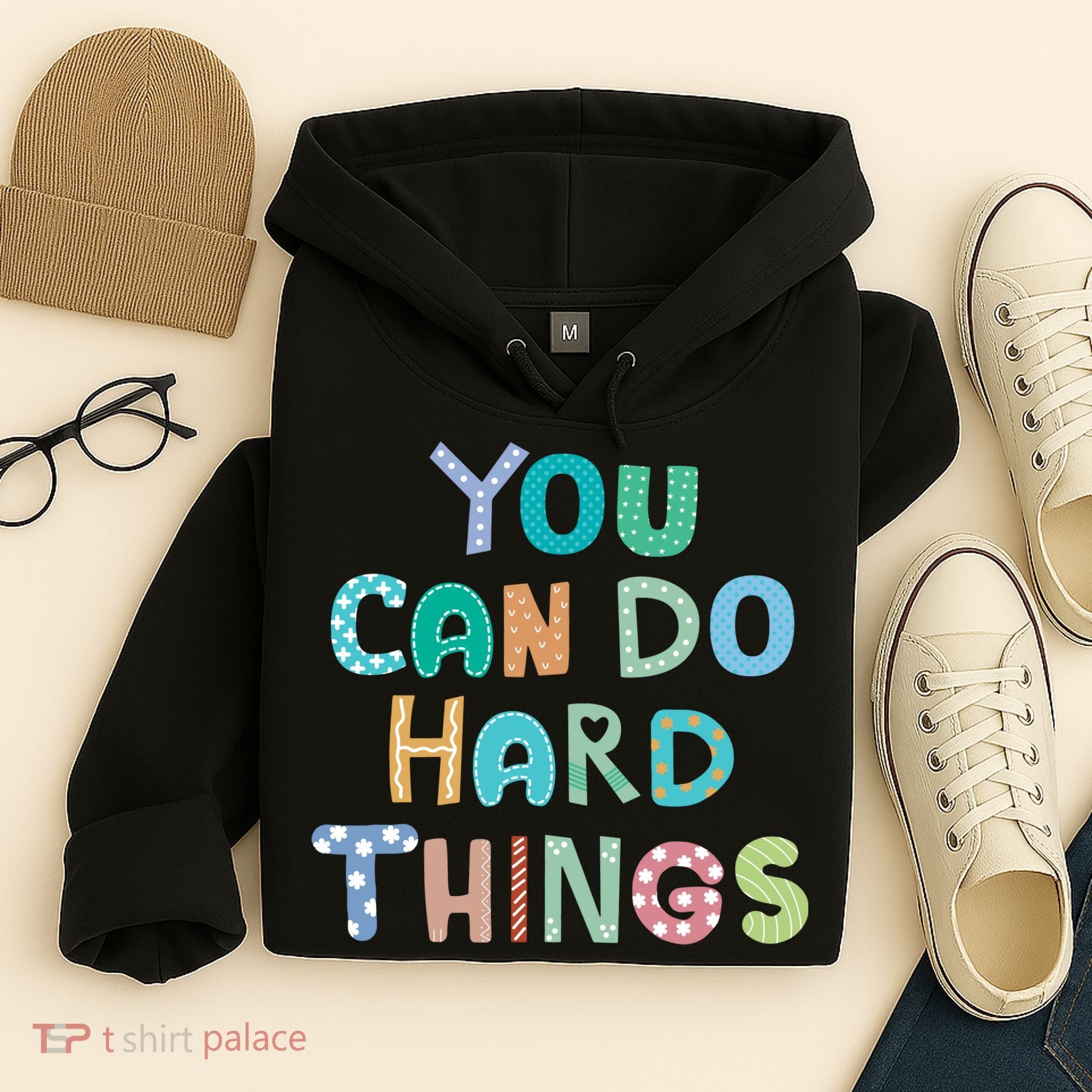 Test Day Teacher You Can Do Hard Things Hoodie