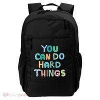 Test Day Teacher You Can Do Hard Things Backpack thumb 0