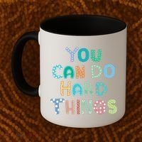 Test Day Teacher You Can Do Hard Things Coffee Mug thumb 2