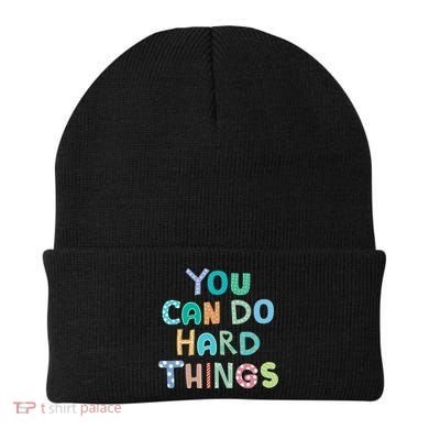 Test Day Teacher You Can Do Hard Things Beanie