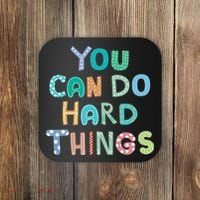 Test Day Teacher You Can Do Hard Things Coaster thumb 0