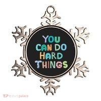 Test Day Teacher You Can Do Hard Things Ornament thumb 0