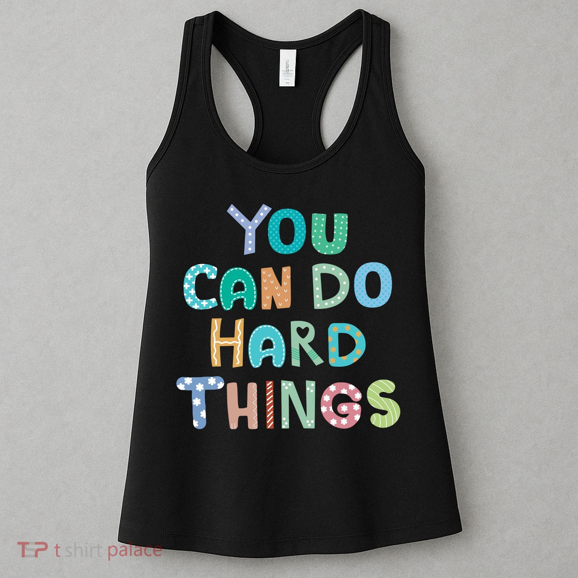 Test Day Teacher You Can Do Hard Things Women's Tank Top