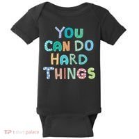 Test Day Teacher You Can Do Hard Things Baby Bodysuit thumb 0