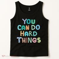 Test Day Teacher You Can Do Hard Things Tank Top thumb 2