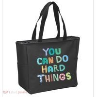 Test Day Teacher You Can Do Hard Things Tote Bag thumb 2
