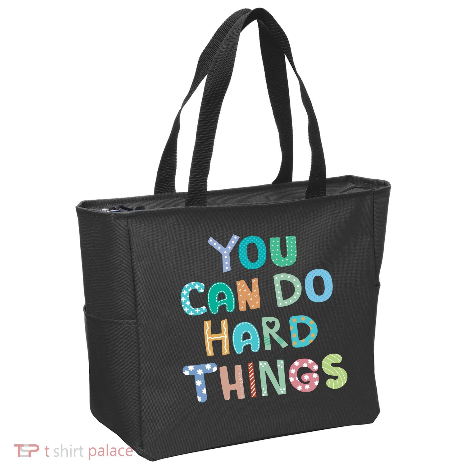 Test Day Teacher You Can Do Hard Things Tote Bag