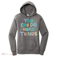 Test Day Teacher You Can Do Hard Things Women's Hoodie thumb 0