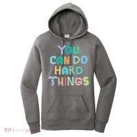 Test Day Teacher You Can Do Hard Things Women's Hoodie thumb 0