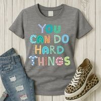 Test Day Teacher You Can Do Hard Things Women's T-Shirt thumb 3