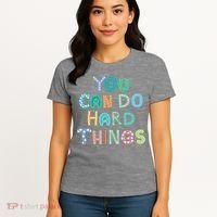 Test Day Teacher You Can Do Hard Things Women's T-Shirt thumb 4