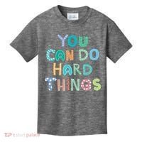 Test Day Teacher You Can Do Hard Things Kids T-Shirt thumb 0
