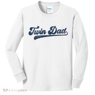 Twin Dad Kids Long Sleeve Shirt
