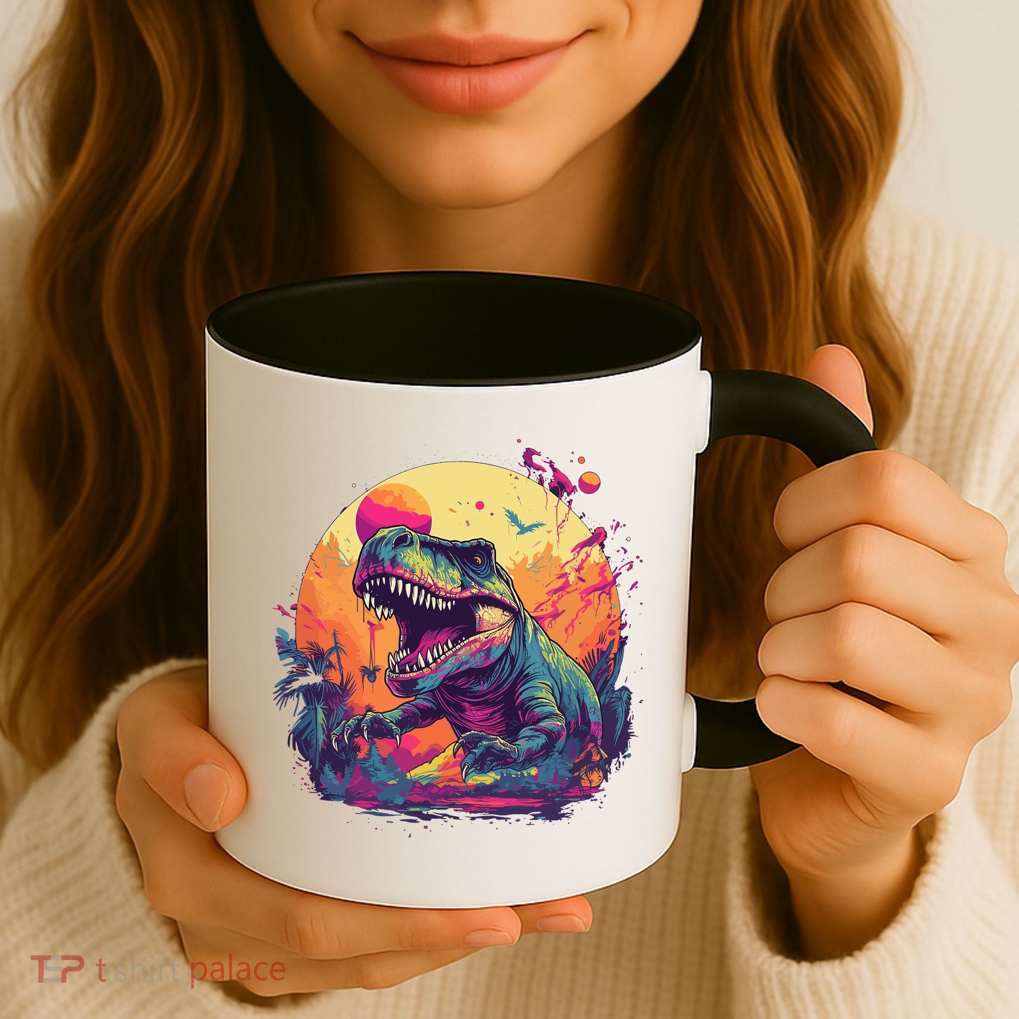 Trex Dinosaur Coffee Mug