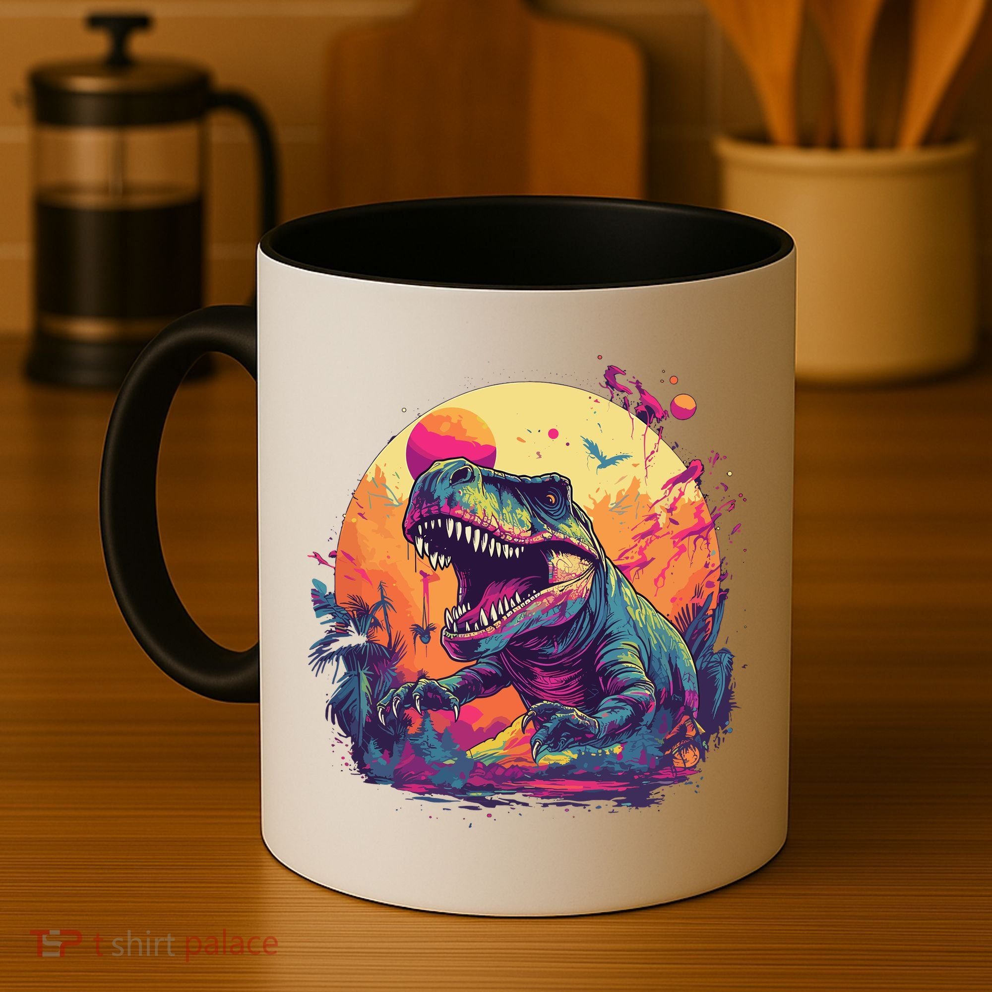 Trex Dinosaur Coffee Mug