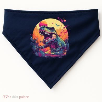 Trex Dinosaur USA-Made Doggie Bandana