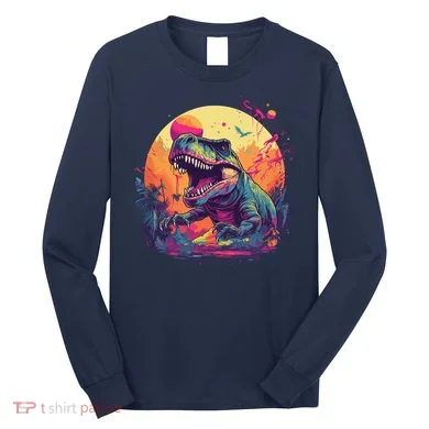 Trex Dinosaur Long Sleeve Shirt