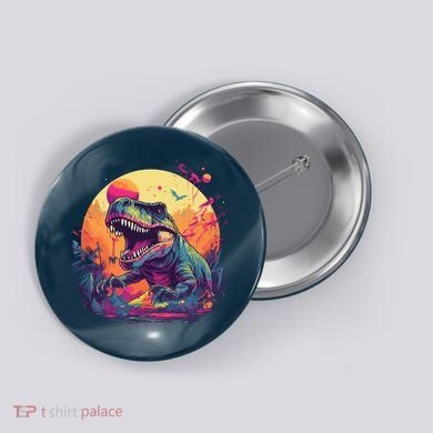 Trex Dinosaur Button