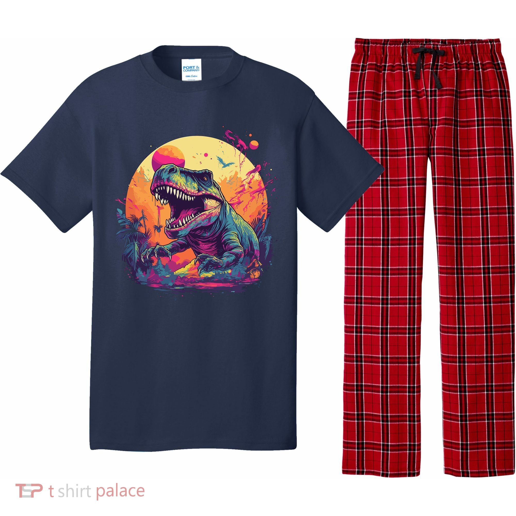 Trex Dinosaur Pajama Set