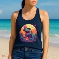 Trex Dinosaur Women's Tank Top thumb 2