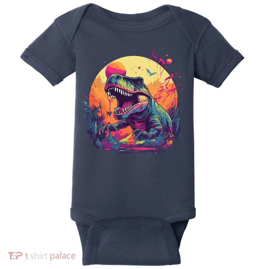 Trex Dinosaur Baby Bodysuit