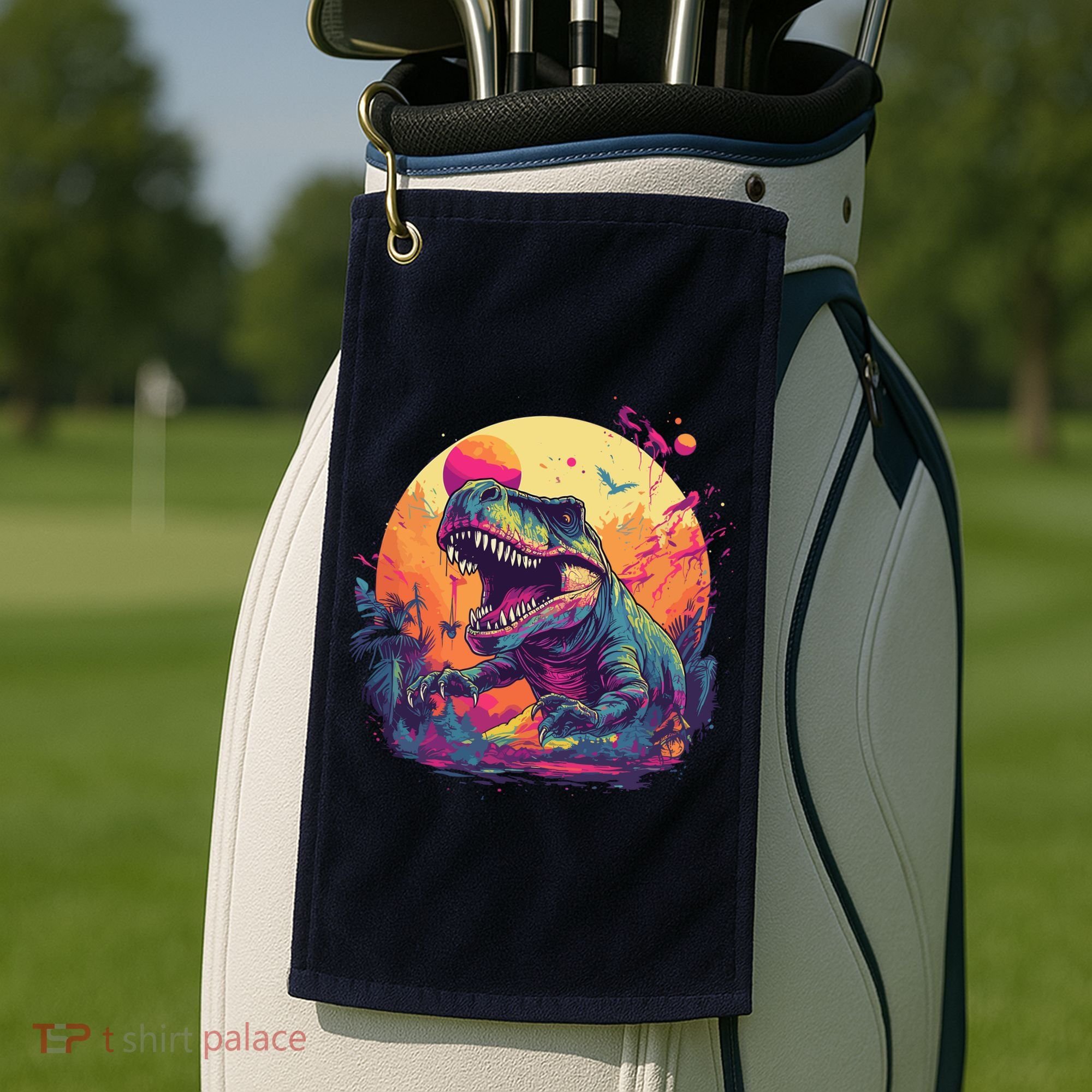 Trex Dinosaur Golf Towel