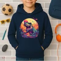 Trex Dinosaur Kids Hoodie thumb 2