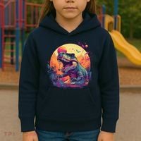 Trex Dinosaur Kids Hoodie thumb 3